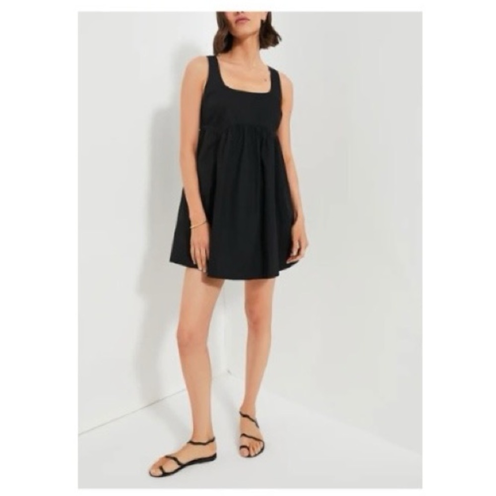 Tuckernuck Pomander Place Mini Poplin Sleeveless Little Black Dress